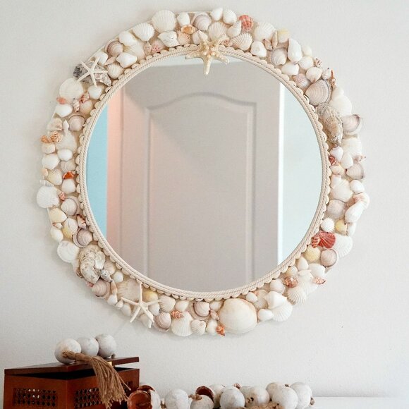 DevineMirrors Other - Custom Handmade Seashell Accent Mirror